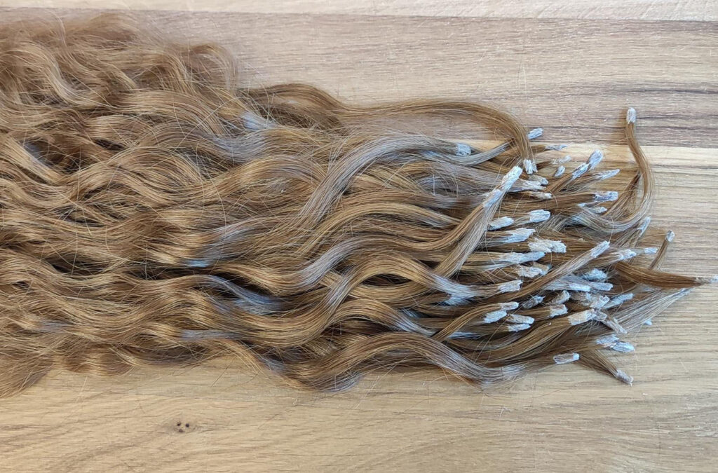 Removed hair extension strands